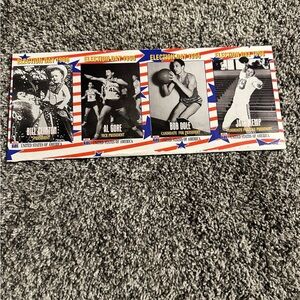 4 card uncut Sports Illustrated for Kids Election Day 1996 sheet November